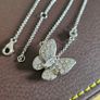 NEW - Silver butterfly necklace and stud earrings Image 7