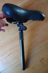 ebike  seat post + saddle