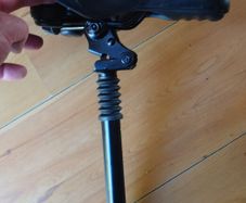 ebike  seat post + saddle