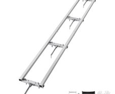 Rail Mill Guide System 2.74 m Chainsaw Milling Rail Guide 4 Crossbar Kits