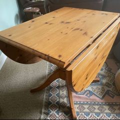 Very Solid Folding 5Ft Pine Kitchen Dining Table - Can Deliver