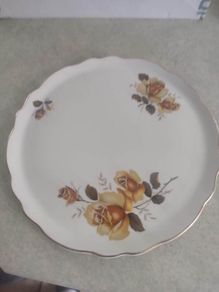 Cake Dish By Old Foley James Kent Ltd.. Staffordshire England