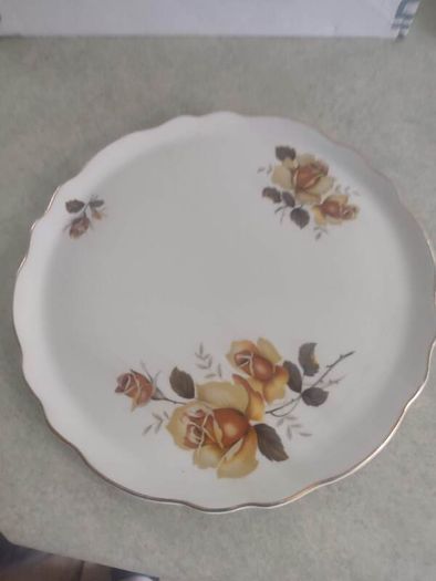 Cake Dish By Old Foley James Kent Ltd.. Staffordshire England