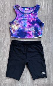 Next active west top and bicycle shorts/swim shorts