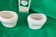 Pair of White ceramic Eye Baths