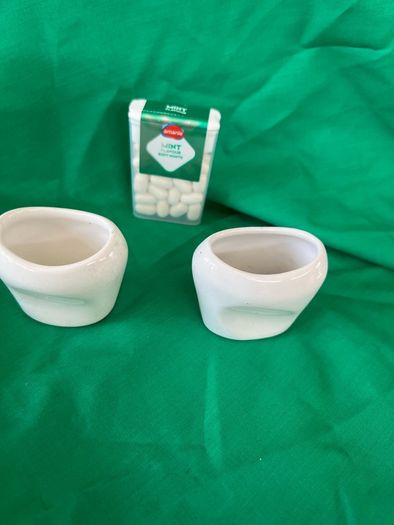 Pair of White ceramic Eye Baths