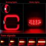 12V Car LED Tail Turn Signal Brake Reverse Lamp for Pickup Truck Trailer Rear Lamp Waterproof Image 4