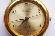 Vintage Orient Quartz Watch, Gold Plated women's watch