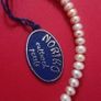 Noriko cultured pearl rose quartz silver clasp necklace Image 10