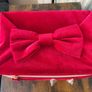 Estee Lauder Red Velvet Bow-Tie Train Case New Image 5
