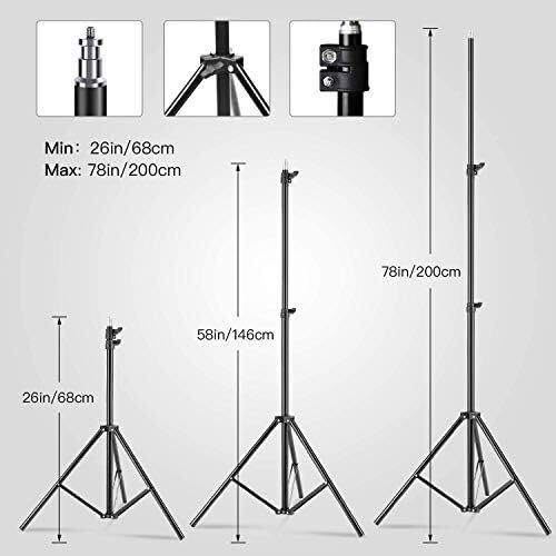 Photography Lighting Kit 2x 135W Continuous Lighting Kit 20"x28"/50x70cm Softbox Soft Box Photo Studio Set Light Bulbs Lamp 5500K Photography E27 Socket Softboxes UK Plug