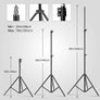 Photography Lighting Kit 2x 135W Continuous Lighting Kit 20"x28"/50x70cm Softbox Soft Box Photo Studio Set Light Bulbs Lamp 5500K Photography E27 Socket Softboxes UK Plug Image 2