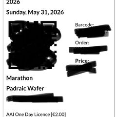 Cork City Marathon Ticket