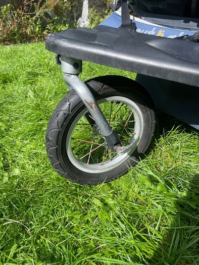 Out n About Nipper 360 double buggy with rain cover