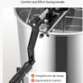 2 Frame Manual Honey Extractor Stainless Steel Honey Spinner with Adjustable Legs & Acrylic Lid Image 2