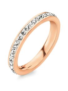 Folli Follie Crystal Rose Gold White Ring