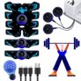 USB Rechargable EMS Muscle Stimulator ABS Arm 3 IN 1 Trainer Pad Wireless Smart Fitness Abdominal Training Electric Body Slim Image 3
