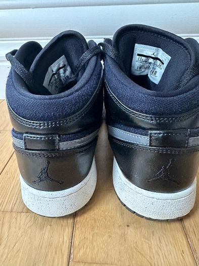 Grey & Black Nike Air Jordan Mid