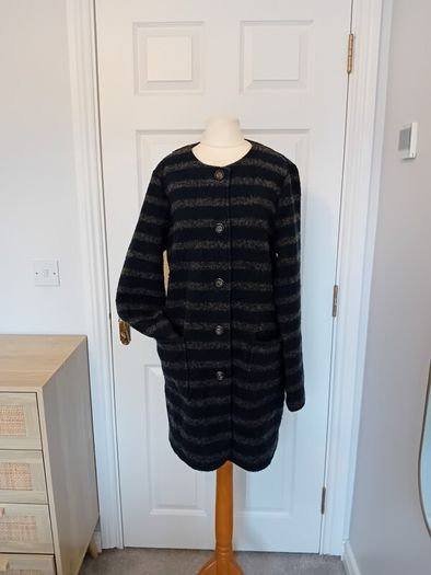 "Kew 159" Wool Mix Coatigan