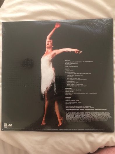 Liza Minnelli Live New York 1979 Red Vinyl New Sealed