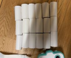 Instant camera & replacement rolls x18