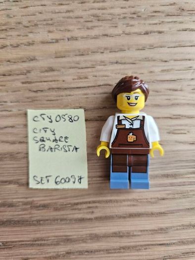 lego cty0580 city square barista, set 60097