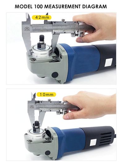 BRAND NEW Angle Grinder To Grooving Machine Adapter Lock Nuts Flange Inner Outer Kit For Variable Slotting Machine Conversion