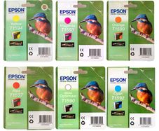 6 New Original Epson Inkjet Cartridges T1594 T1593 T1599 T1597 T1596 T1592