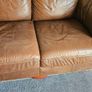leather two seater sofa Image 5