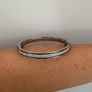 Fossil silver-tone hinged bangle Image 7