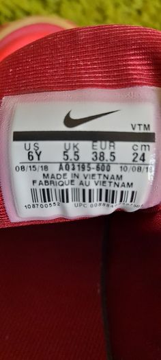 Nike Air Max 720 Iron Man (GS) UK-5.5/EUR-38.5 AQ3195-600 Team Crimson/Metallic Red Bronze-Gym Red-2019