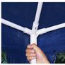 Gazebo 3 x 6 m UV Protection Water-Repellent 6 Side Panels Marquee Party Tent Window Garden Tent Solid Image 8