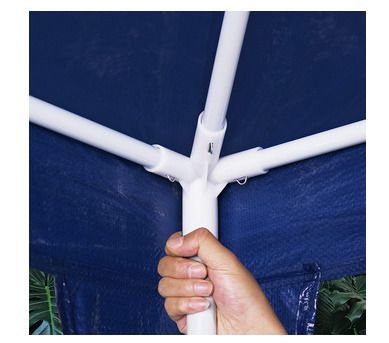 Gazebo 3 x 6 m UV Protection Water-Repellent 6 Side Panels Marquee Party Tent Window Garden Tent Solid