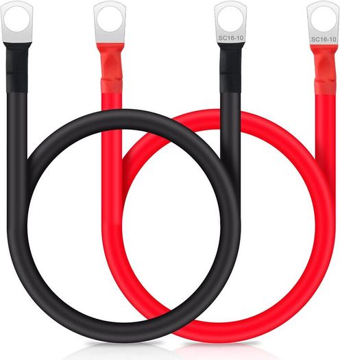 2Pcs 30cm Battery Inverter Cable