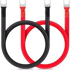 2Pcs 30cm Battery Inverter Cable