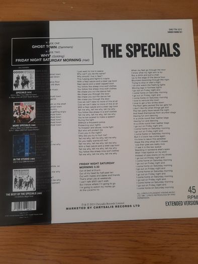 The Specials - Ghost town 12" 40th Anniversary Edition