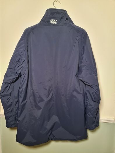 Mens Canterbury Of New Zealand Jacket Bench Coat Padded Size Xl Extra Large Navy All Blacks