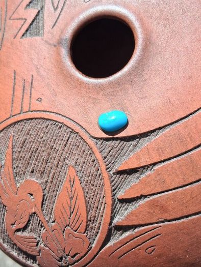Dwayne Blackhorse Navajo Redware Seed Jar