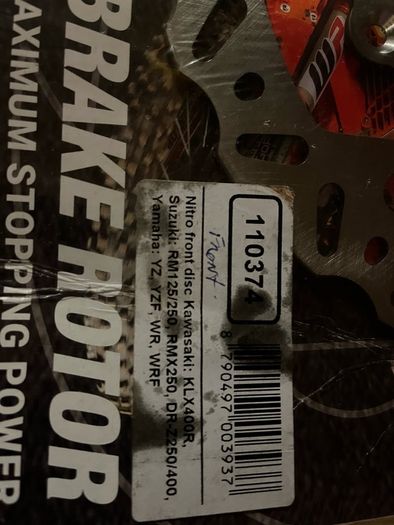 Suzuki DRZ400 front disc