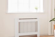 White MDF Radiator Cover