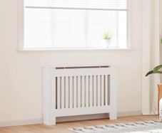 White MDF Radiator Cover