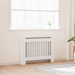 White MDF Radiator Cover
