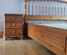 Sealey Pine Bed Frame