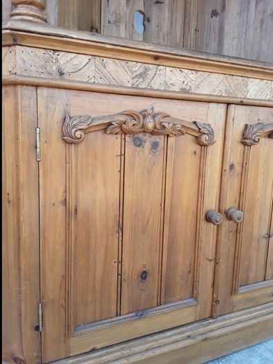 Vintage Pine Corner cabinet