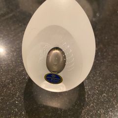 Bohemian crystal glass egg ornament/Paper weight