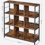 New 3 Tier Ladder Shelf Bookcase (Rustic Brown) FREE P&P Image 3