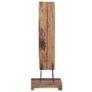 Wine Rack for 6 Bottles 35x35x100 cm Solid Teak Wood Image 4