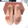 Coach Nude Patent Leather Wedges Image 3
