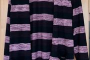 Ladies Black&amp;Pink Striped Cardigan by Fransa