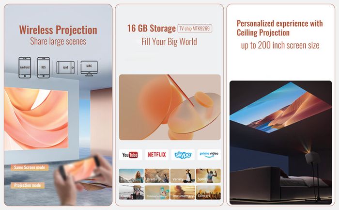 Xiaomi 4K Projector for Home LED Cinema HDMI ARC Dolby DTS WiFi6